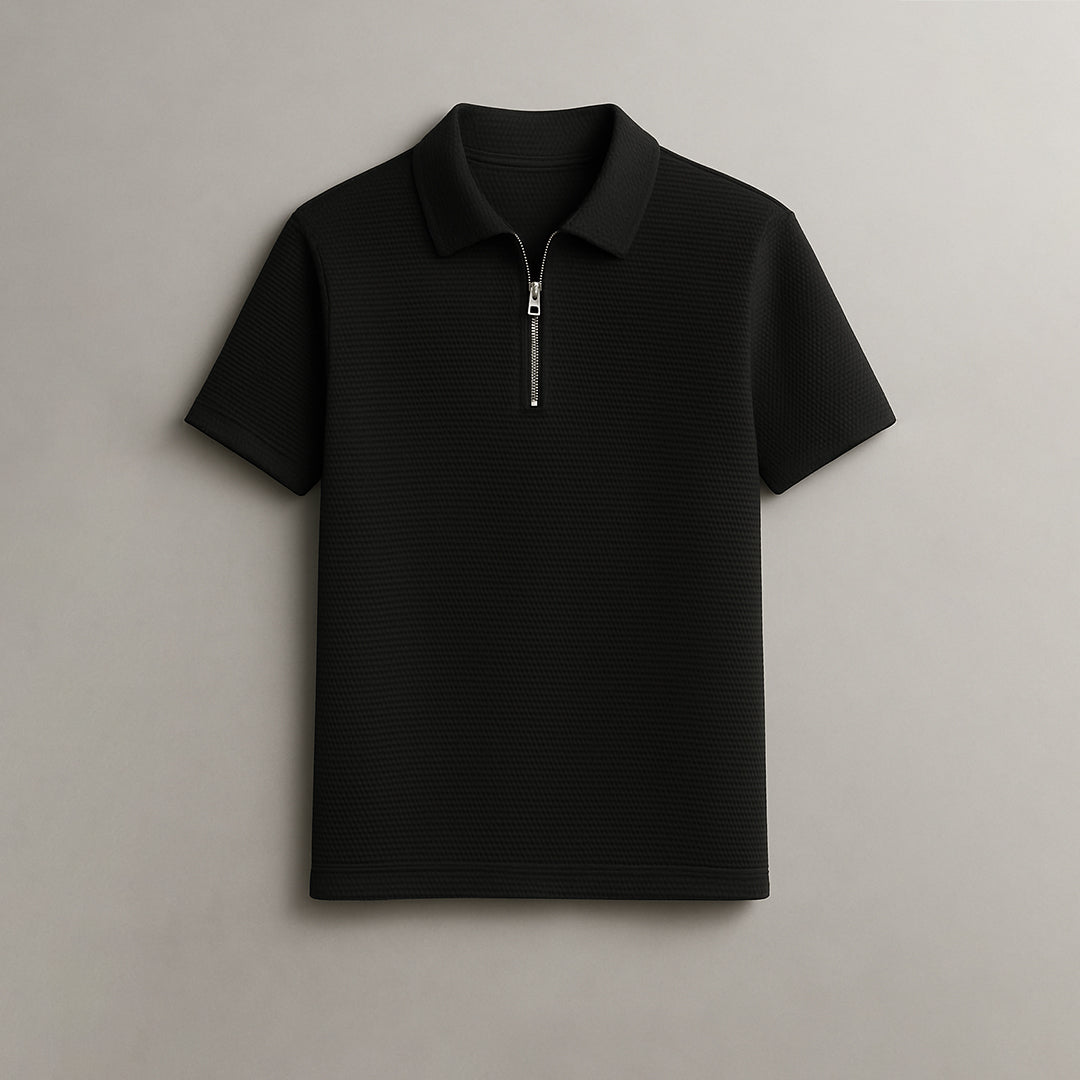 Men Polo Zipper