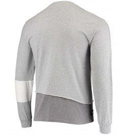 Men's Heathered Gray Chicago Bears Angle Long Sleeve T-shirt $33.79 T-Shirts