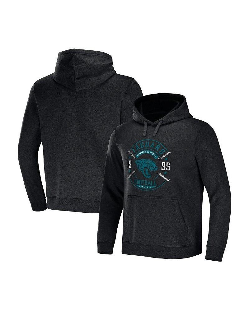 Men's NFL x Darius Rucker Collection by Heather Charcoal Jacksonville Jaguars Radar Pullover Hoodie $35.04 Sweatshirt