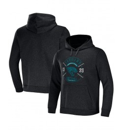 Men's NFL x Darius Rucker Collection by Heather Charcoal Jacksonville Jaguars Radar Pullover Hoodie $35.04 Sweatshirt