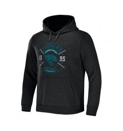 Men's NFL x Darius Rucker Collection by Heather Charcoal Jacksonville Jaguars Radar Pullover Hoodie $35.04 Sweatshirt