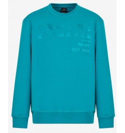 Men's Modern Metallic Logo-Print Sweatshirt Multi $61.50 Sweatshirt