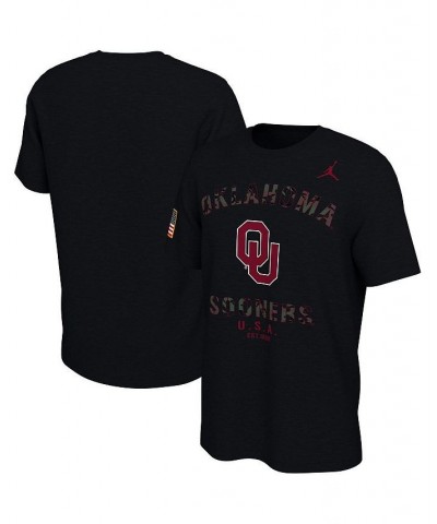 Men's Black Oklahoma Sooners Veterans Day T-shirt $20.39 T-Shirts