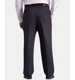 J.M. Big & Tall Classic-Fit Stretch Flat-Front Dress Pants Charcoal Heather $23.10 Pants