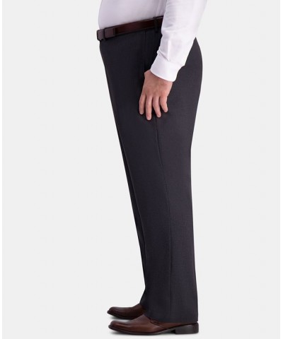 J.M. Big & Tall Classic-Fit Stretch Flat-Front Dress Pants Charcoal Heather $23.10 Pants