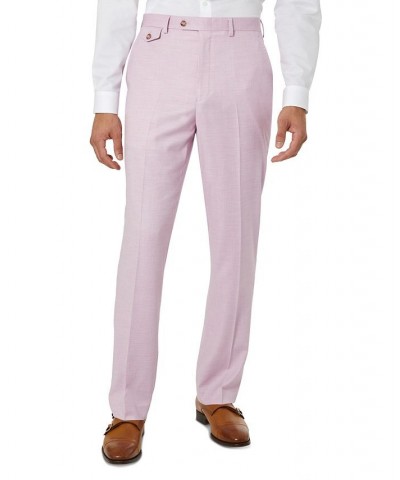 Men's Classic-Fit Pink Suit Pants Pink $61.05 Suits