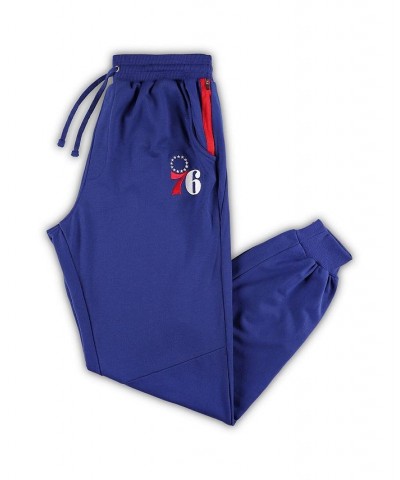 Men's Branded Royal Philadelphia 76ers Big and Tall Jogger Pants $33.79 Pants