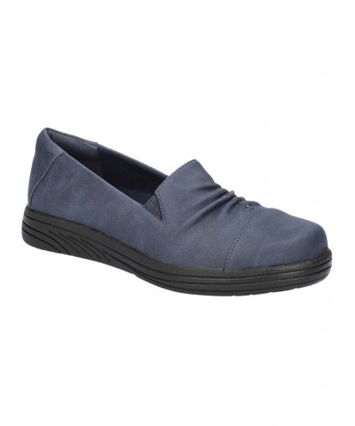 Women's Locke Comfort Flats Blue $30.24 Shoes