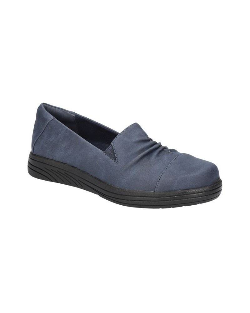 Women's Locke Comfort Flats Blue $30.24 Shoes