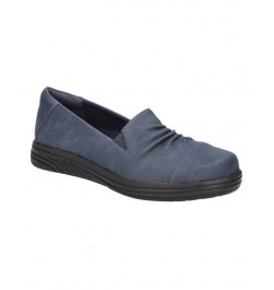 Women's Locke Comfort Flats Blue $30.24 Shoes