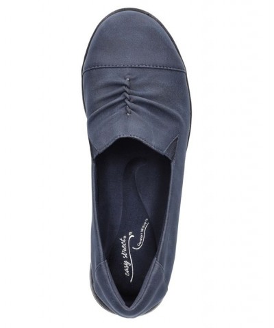 Women's Locke Comfort Flats Blue $30.24 Shoes