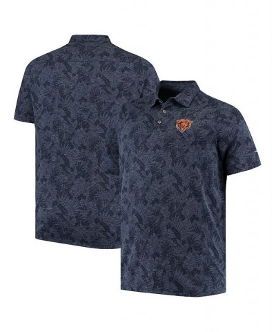 Men's Navy Chicago Bears Big and Tall Sport Palmetto Palms Polo Shirt $46.20 Polo Shirts