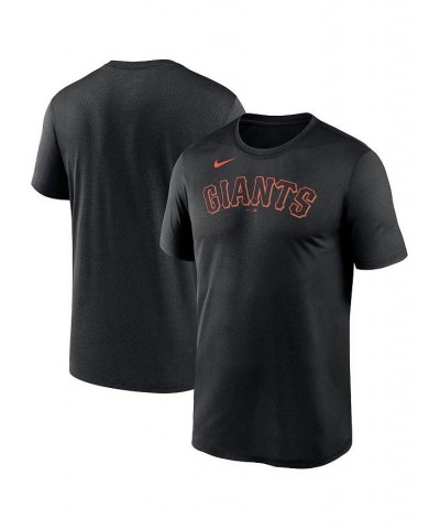 Men's Black San Francisco Giants New Legend Wordmark T-shirt $21.50 T-Shirts