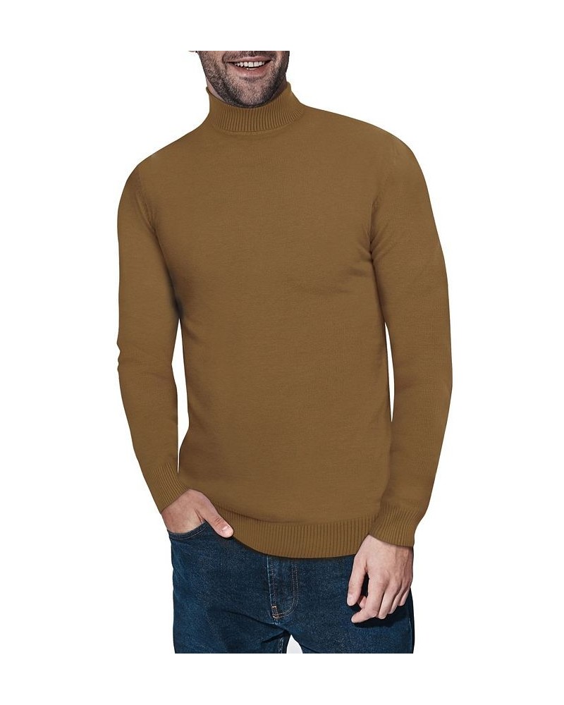 Men's Turtleneck Pull Over Sweater Copper $22.00 Sweaters