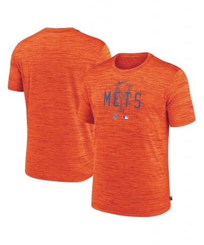 Men's Orange New York Mets Authentic Collection Velocity Performance Practice T-shirt $21.00 T-Shirts