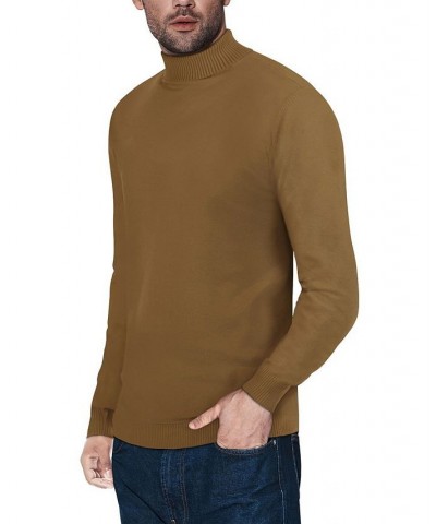 Men's Turtleneck Pull Over Sweater Copper $22.00 Sweaters