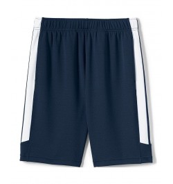 School Uniform Men's Mesh Athletic Gym Shorts Blue $21.25 Shorts