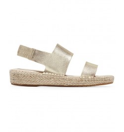 Cloudfeel Espadrille Sandals Gold $57.50 Shoes