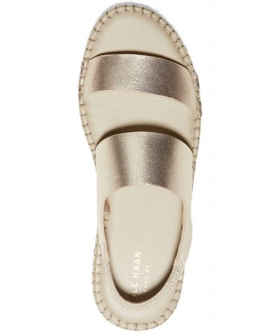 Cloudfeel Espadrille Sandals Gold $57.50 Shoes