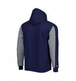 Men's Navy, Gray New York Yankees Colorblocked Fleece Pullover Hoodie $41.80 Sweatshirt