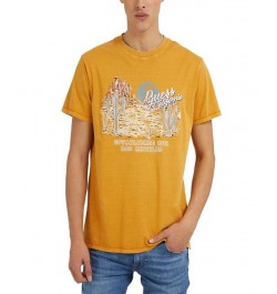 Men's Desert Vibes Acid-Washed Logo Graphic T-Shirt White $27.14 T-Shirts