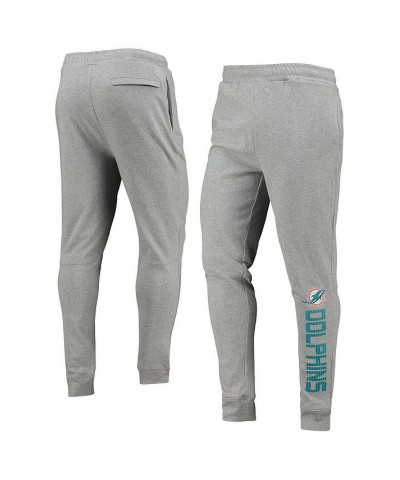 Men's Heathered Gray Miami Dolphins Jogger Pants $36.00 Pants