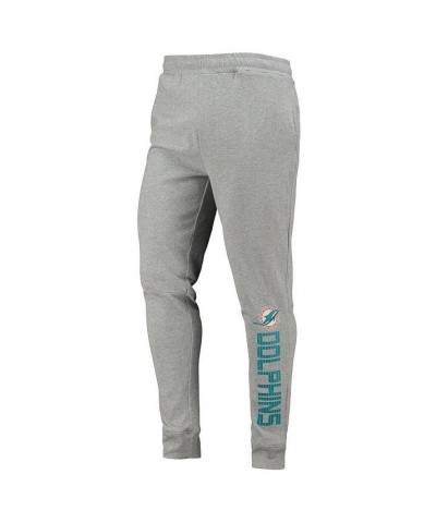 Men's Heathered Gray Miami Dolphins Jogger Pants $36.00 Pants