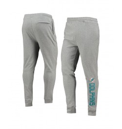 Men's Heathered Gray Miami Dolphins Jogger Pants $36.00 Pants