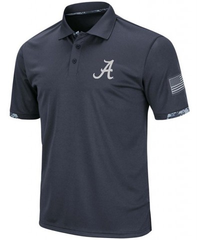 Men's Charcoal Alabama Crimson Tide OHT Military Inspired Appreciation Digital Camo Polo $28.59 Polo Shirts