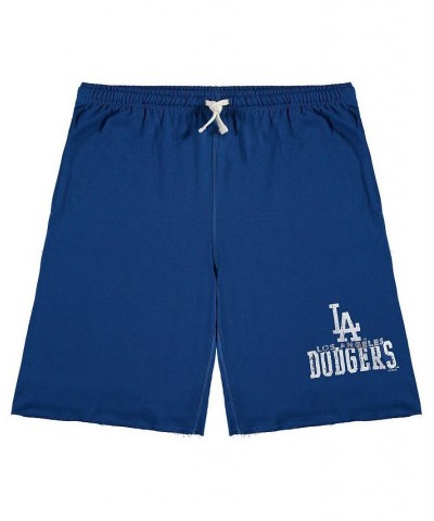 Men's Royal Los Angeles Dodgers Big and Tall French Terry Shorts $30.59 Shorts