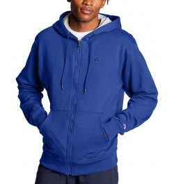 Men's Powerblend Fleece Zip Hoodie Surf $23.06 Sweatshirt