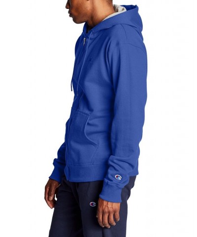 Men's Powerblend Fleece Zip Hoodie Surf $23.06 Sweatshirt