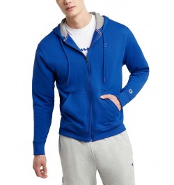 Men's Powerblend Fleece Zip Hoodie Surf $23.06 Sweatshirt