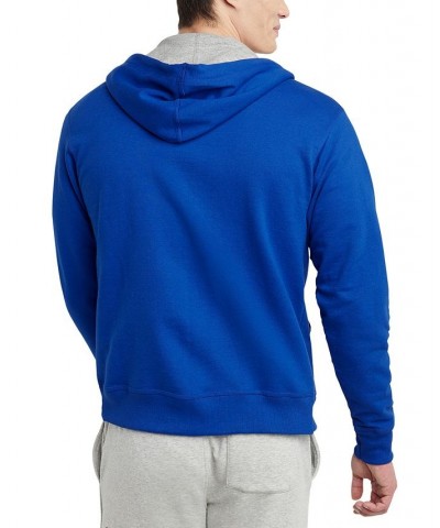 Men's Powerblend Fleece Zip Hoodie Surf $23.06 Sweatshirt