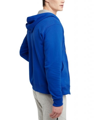 Men's Powerblend Fleece Zip Hoodie Surf $23.06 Sweatshirt