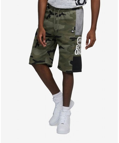 Men's In and Out Fleece Shorts Green $30.74 Shorts