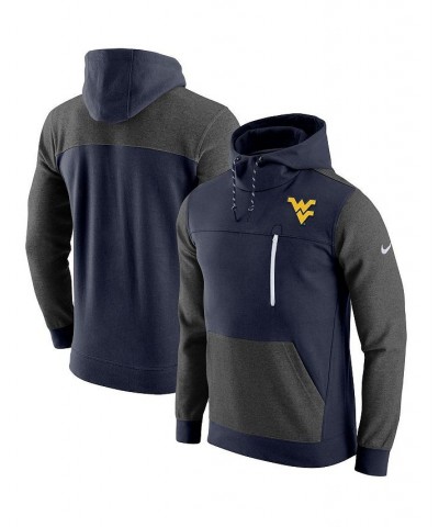 Men's Navy West Virginia Mountaineers AV-15 2.0 Pullover Hoodie $52.99 Sweatshirt