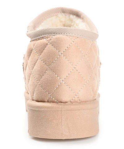 Women's Tazara Slipper Booties Tan/Beige $34.00 Shoes