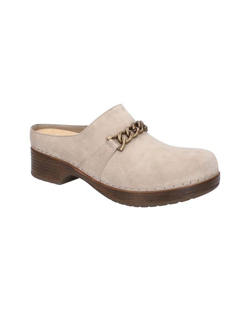 Women's Ventura Clogs Tan/Beige $46.25 Shoes