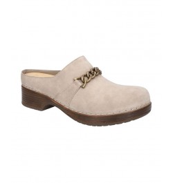 Women's Ventura Clogs Tan/Beige $46.25 Shoes