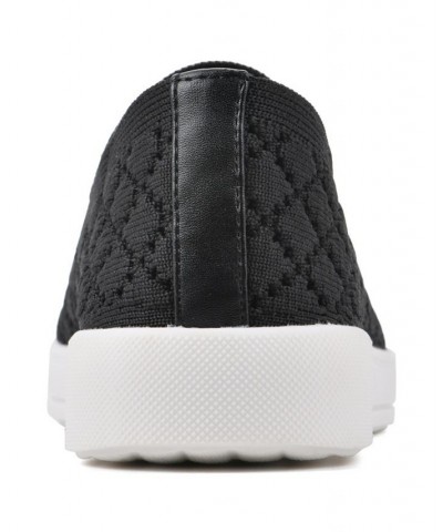 Womens Utopia Slip On Sneakers Black $37.26 Shoes