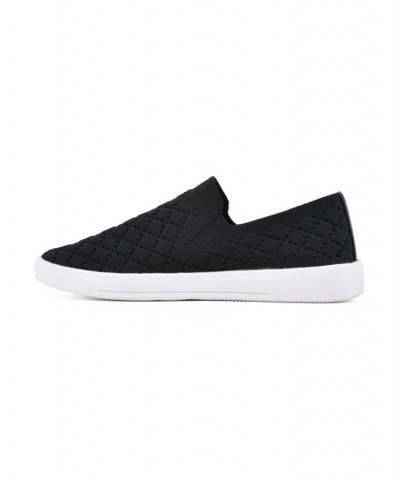 Womens Utopia Slip On Sneakers Black $37.26 Shoes