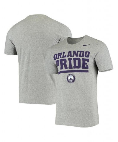 Men's Heathered Gray Orlando City SC Core Cotton T-shirt $21.00 T-Shirts