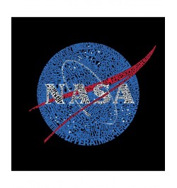 Mens Premium Blend Word Art T-Shirt - Nasa Meatball Logo Black $26.99 T-Shirts