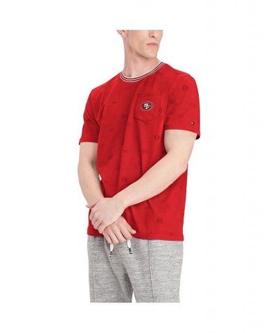 Men's Scarlet San Francisco 49ers Essential Pocket T-shirt $25.36 T-Shirts