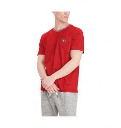 Men's Scarlet San Francisco 49ers Essential Pocket T-shirt $25.36 T-Shirts