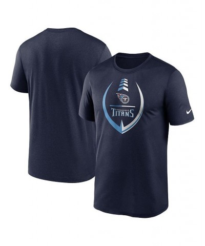 Men's Navy Tennessee Titans Icon Legend Performance T-shirt $17.20 T-Shirts