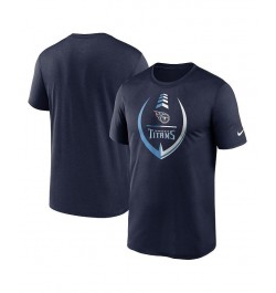 Men's Navy Tennessee Titans Icon Legend Performance T-shirt $17.20 T-Shirts