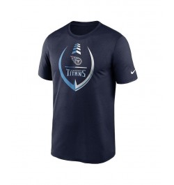 Men's Navy Tennessee Titans Icon Legend Performance T-shirt $17.20 T-Shirts