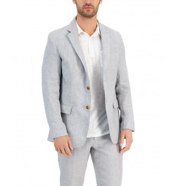 Men's 100% Linen Blazer Gray $31.32 Blazers